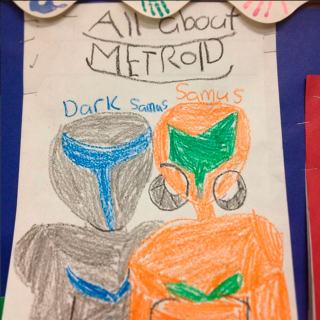 Illustration for article titled What Metroid Looks Like Through the Eyes of a 2nd Grader